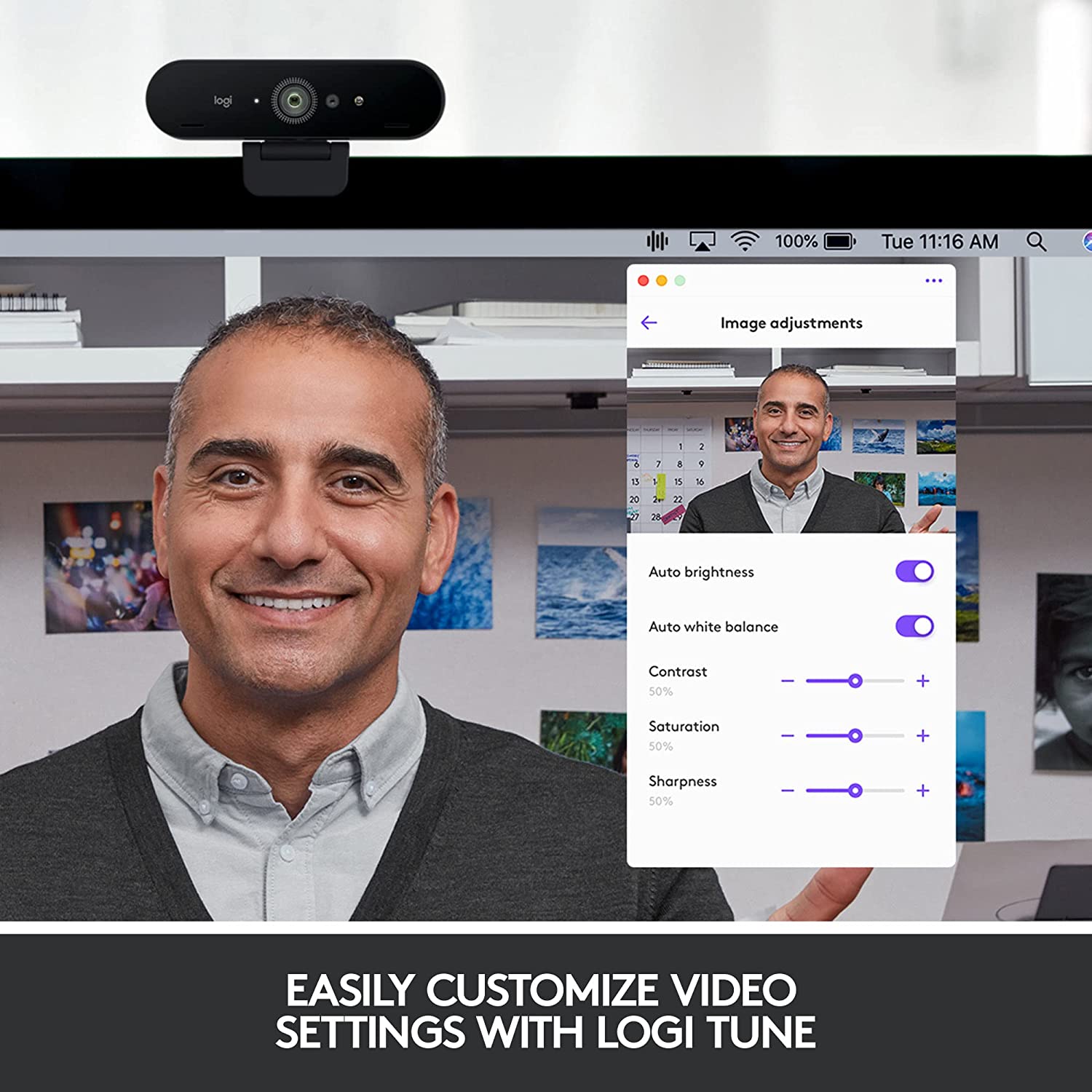 Logitech BRIO – Ultra HD Webcam for Video Conferencing, Recording, and Streaming