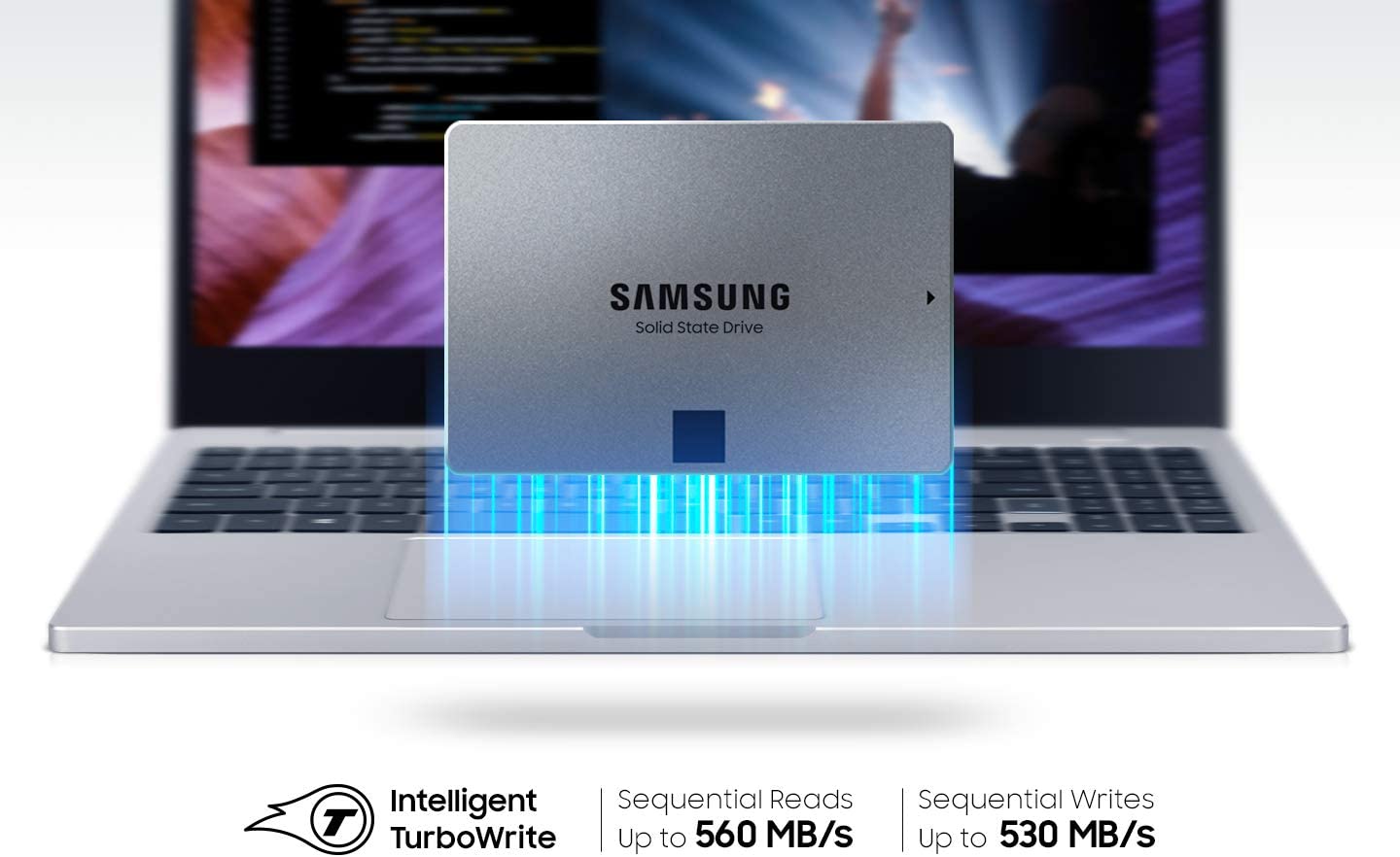 Samsung 870 QVO 1 TB SATA 2.5 Inch Internal Solid State Drive MZ-77Q1T0B (MZ-77Q1T0B/AM)
