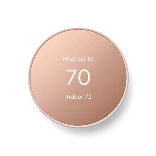 Google Nest Thermostat - Smart Thermostat for Home - Programmable Wifi Thermostat - Sand