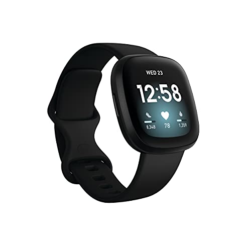Fitbit Versa 3 Health & Fitness Smartwatch with GPS, 24/7 Heart