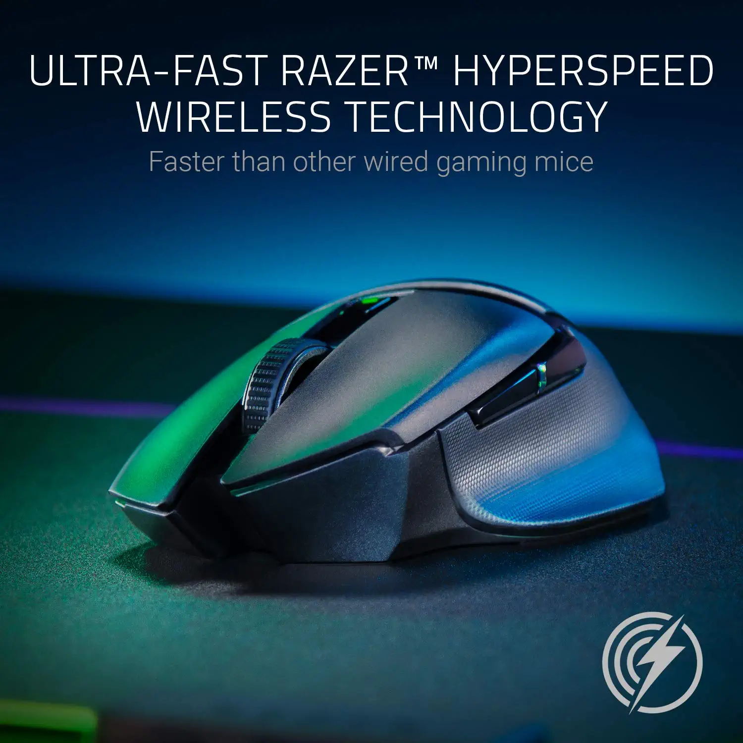 Razer Basilisk X HyperSpeed - Wireless Ergonomic Gaming Mouse