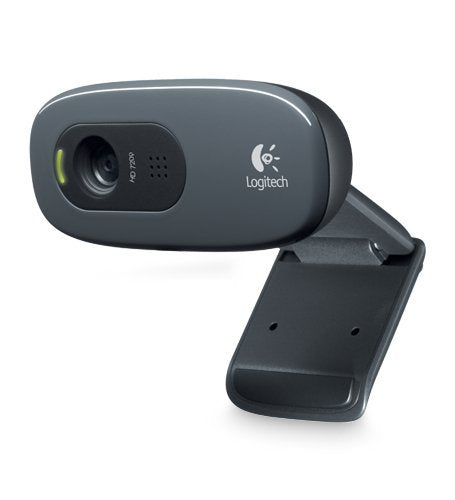Logitech C270 Desktop or Laptop Webcam, HD 720p Widescreen for Video Calling and Recording