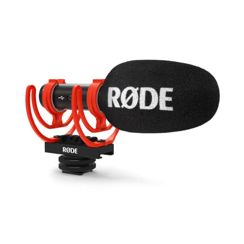 Rode VideoMic GO II Lightweight Directional Microphone, Black (VMGOII)