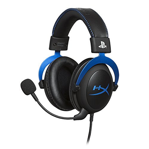 HyperX Cloud - Official PlayStation Licensed Gaming Headset for PS4 and PS5 with In-Line Audio Control, Detachable Noise Cancelling Microphone - Black